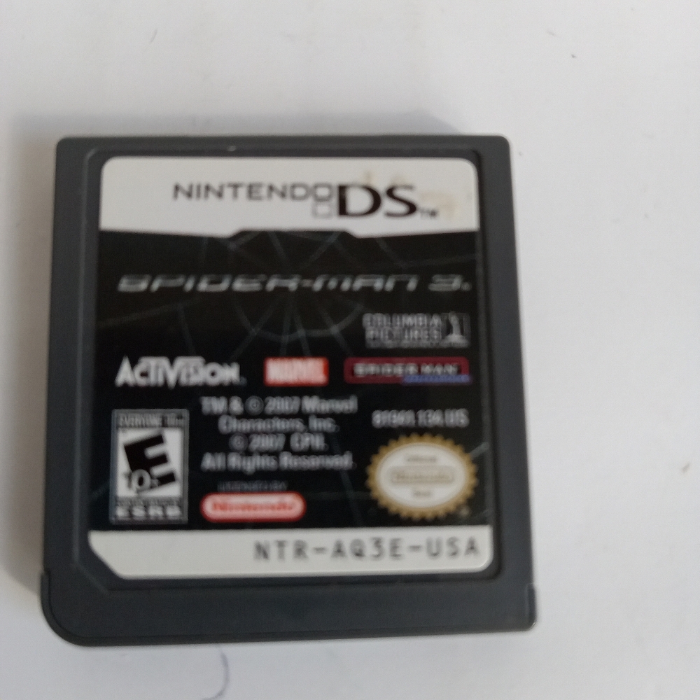 Nintendo DS Gamw Spider Man 3